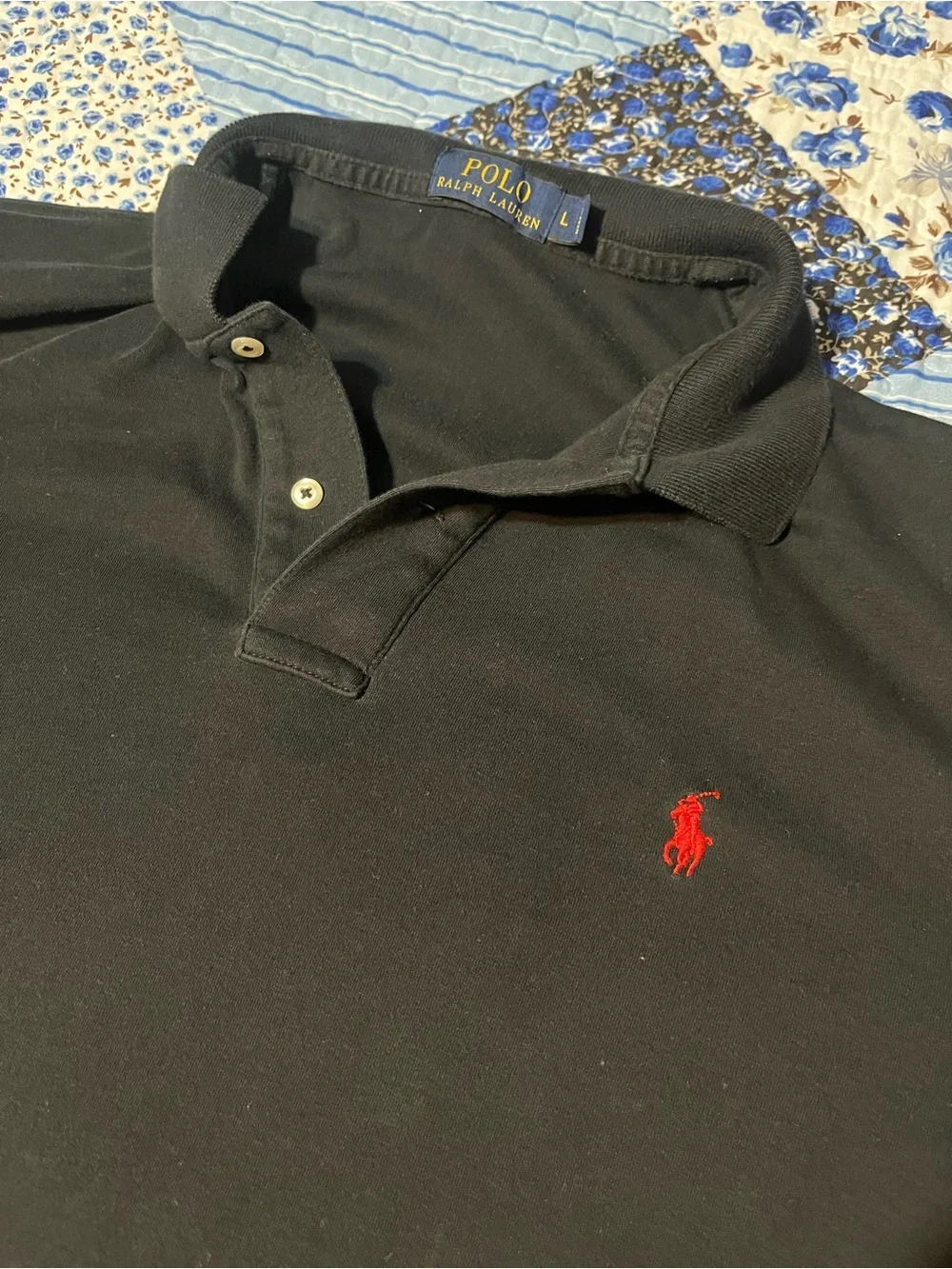 Polo Ralph Lauren Men’s Large Black Polo